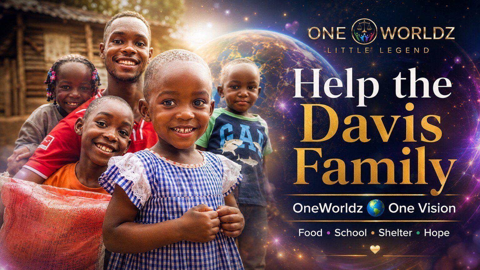 Davis Family — DonateWorldz support